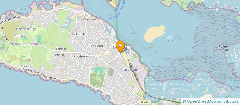 localisation de l'entreprise MONSIEUR ANDRE DUBREUIL  LE CROISIC