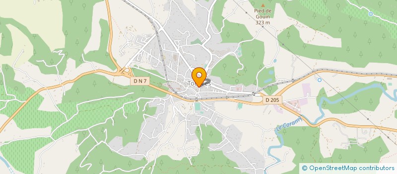 localisation de l'entreprise MONSIEUR ANDRE DUCHENE  TOURVES