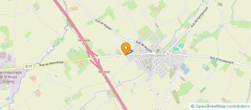 localisation de l'entreprise MONSIEUR ANDRE DUCORNET  HERZEELE