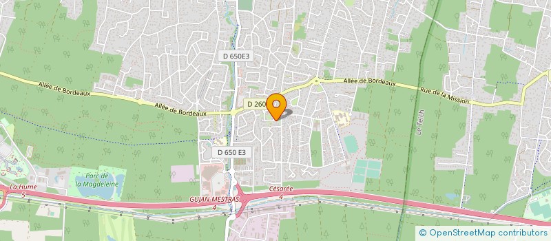 localisation de l'entreprise MONSIEUR ANDRE DUCOUT  GUJAN-MESTRAS