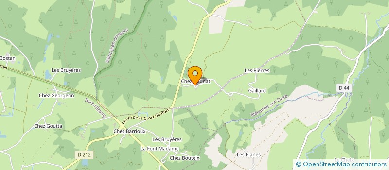 localisation de l'entreprise MONSIEUR ANDRE DUCROIX  PESCHADOIRES