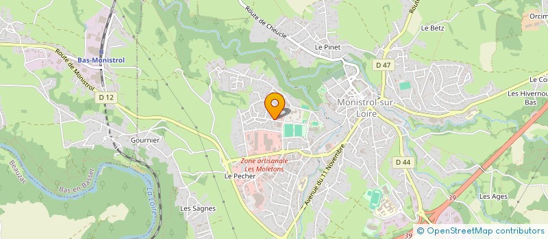 localisation de l'entreprise MONSIEUR ANDRE DUCULTY  MONISTROL-SUR-LOIRE