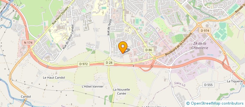 localisation de l'entreprise MONSIEUR ANDRE DUDOUIT  SAINT-LO