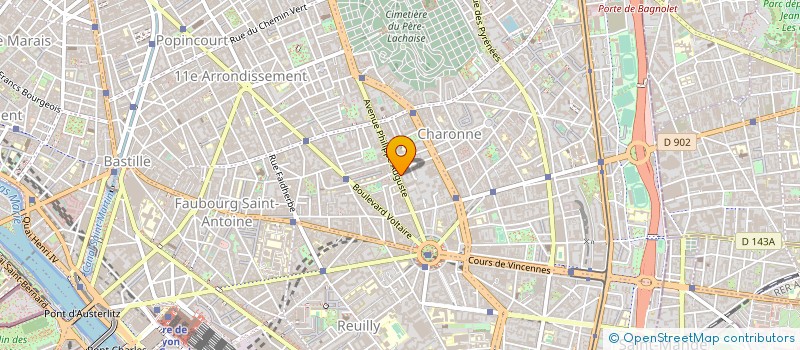 localisation de l'entreprise MONSIEUR ANDRE DUFILS à PARIS