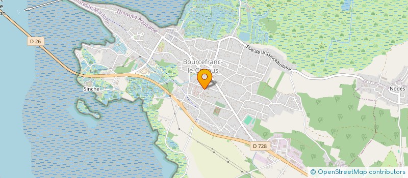 localisation de l'entreprise MONSIEUR ANDRE DUFLOS  BOURCEFRANC-LE-CHAPUS