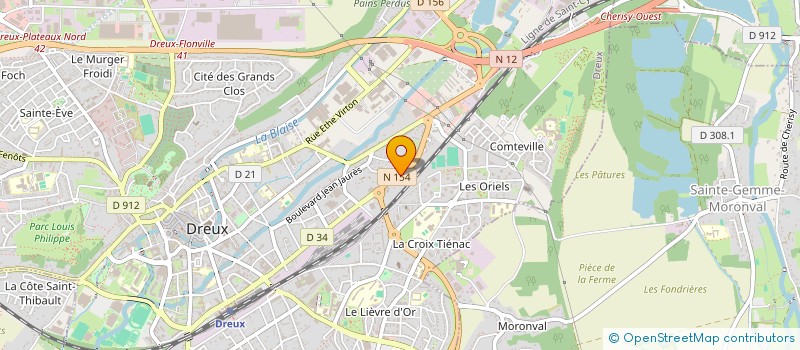 localisation de l'entreprise MONSIEUR ANDRE DUGRILLON à DREUX