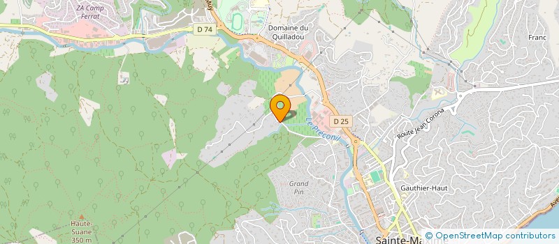 localisation de l'entreprise MONSIEUR ANDRE DULUC à SAINTE-MAXIME