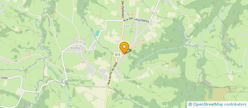 localisation de l'entreprise MONSIEUR ANDRE DUMESTE  LUC