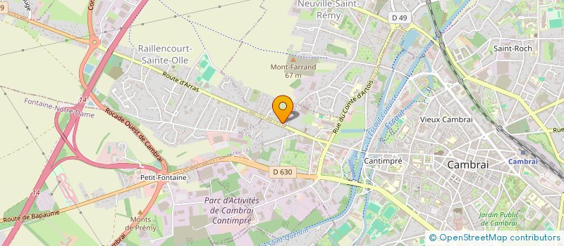 localisation de l'entreprise MONSIEUR ANDRE DUMON  SAILLY-LEZ-CAMBRAI