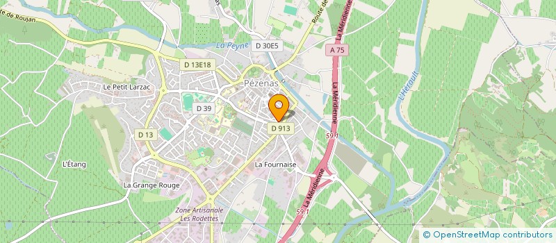 localisation de l'entreprise MONSIEUR ANDRE DUMONNET à PEZENAS