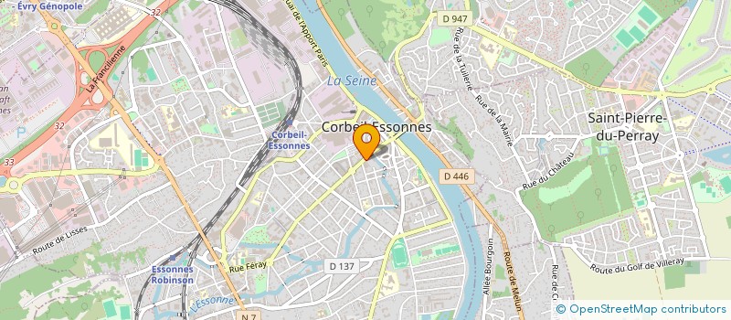 localisation de l'entreprise MONSIEUR ANDRE DUMONT à CORBEIL-ESSONNES