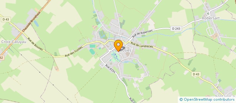 localisation de l'entreprise MONSIEUR ANDRE DUMONT  BOUSIES