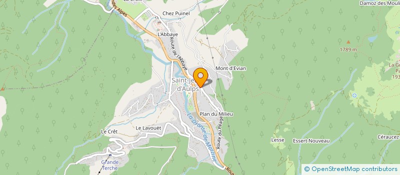 localisation de l'entreprise MONSIEUR ANDRE DUMONT  SAINT-JEAN-D'AULPS