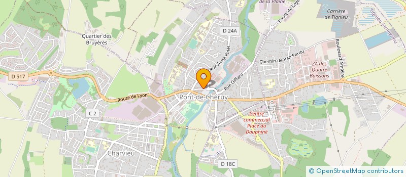 localisation de l'entreprise MONSIEUR ANDRE DUMOULIN à PONT-DE-CHERUY