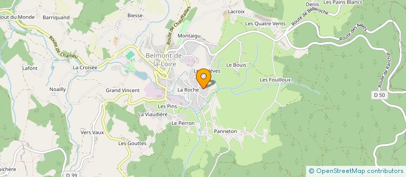 localisation de l'entreprise MONSIEUR ANDRE DUPLATRE à BELMONT-DE-LA-LOIRE