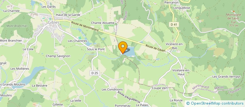 localisation de l'entreprise MONSIEUR ANDRE DUPUIS  GIBLES