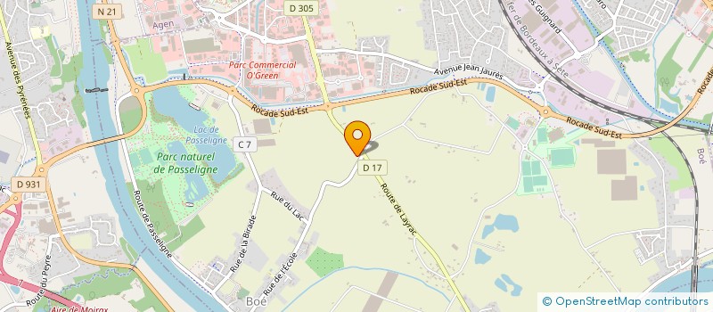 localisation de l'entreprise MONSIEUR ANDRE DURAND  BOE