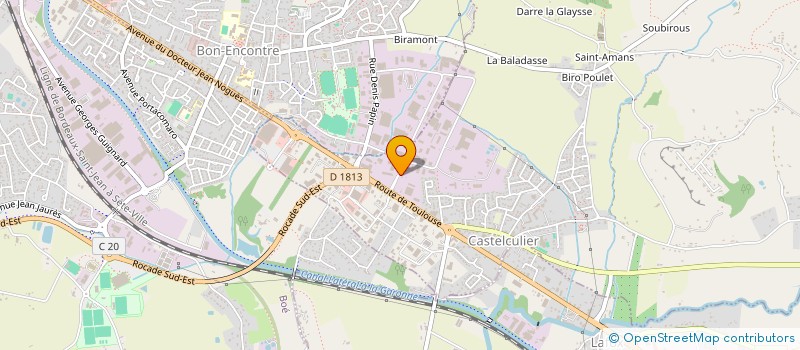 localisation de l'entreprise MONSIEUR ANDRE DURAND  CASTELCULIER
