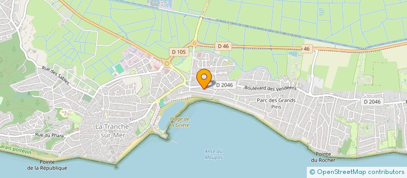 localisation de l'entreprise MONSIEUR ANDRE DURET à LA TRANCHE-SUR-MER