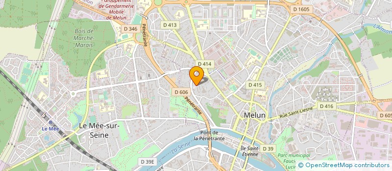 localisation de l'entreprise MONSIEUR ANDRE DURON à MELUN