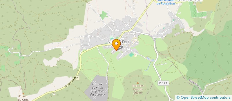 localisation de l'entreprise MONSIEUR ANDRE DUSFOUR  NOTRE-DAME-DE-LONDRES