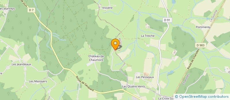 localisation de l'entreprise MONSIEUR ANDRE DUSSABLY  SAINT-BONNET-DE-JOUX