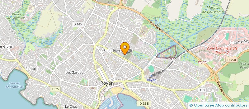 localisation de l'entreprise MONSIEUR ANDRE DUSSURGET  ROYAN