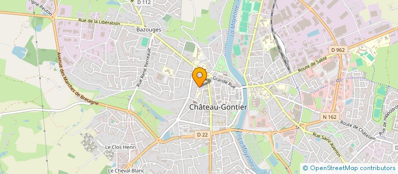 localisation de l'entreprise MONSIEUR ANDRE DUTERTRE  CHATEAU-GONTIER-SUR-MAYENNE