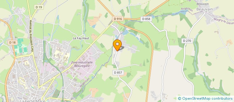 localisation de l'entreprise MONSIEUR ANDRE DUVAL à MAGNY-LE-DESERT