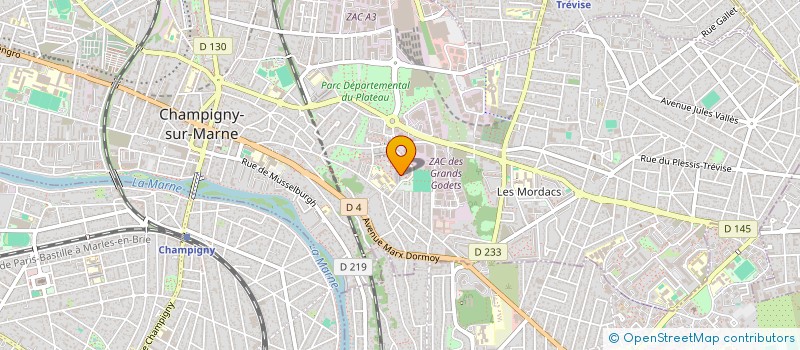 localisation de l'entreprise MONSIEUR ANDRE EDOUARD à CHAMPIGNY-SUR-MARNE