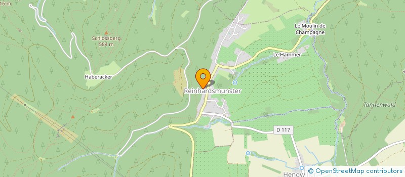 localisation de l'entreprise MONSIEUR ANDRE EHRHARD  REINHARDSMUNSTER