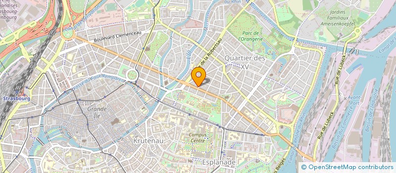 localisation de l'entreprise MONSIEUR ANDRE EHRMANN  STRASBOURG