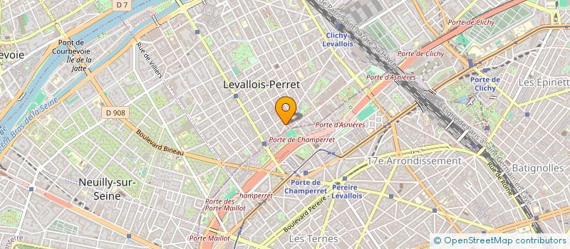 localisation de l'entreprise MONSIEUR ANDRE ELBAZ à LEVALLOIS-PERRET