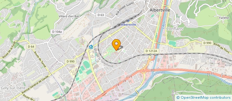 localisation de l'entreprise MONSIEUR ANDRE ELOY à ALBERTVILLE