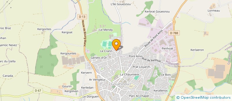 localisation de l'entreprise MONSIEUR ANDRE EMILY  GOUESNOU