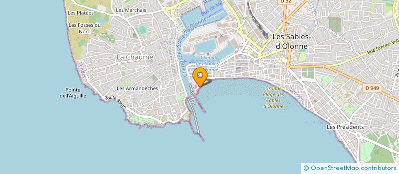 localisation de l'entreprise MONSIEUR ANDRE EPAUD à LES SABLES D'OLONNE