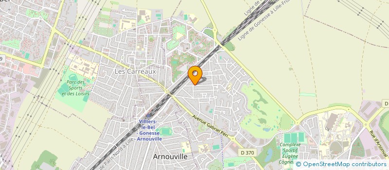 localisation de l'entreprise MONSIEUR ANDRE ERMAGAN  GONESSE