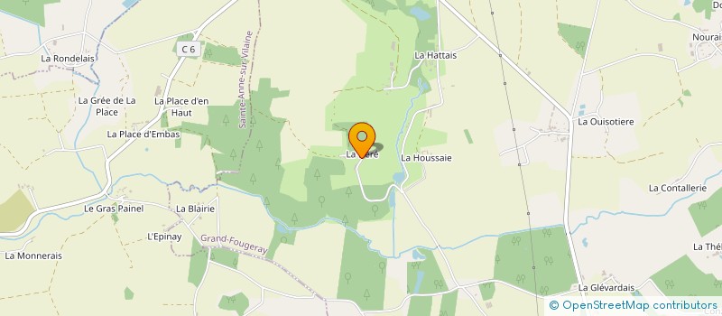 localisation de l'entreprise MONSIEUR ANDRE ERRARD  GRAND-FOUGERAY