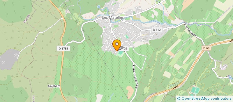 localisation de l'entreprise MONSIEUR ANDRE ESCANDE à LES MATELLES
