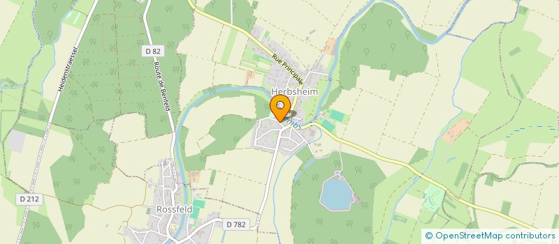 localisation de l'entreprise MONSIEUR ANDRE ESCH  HERBSHEIM