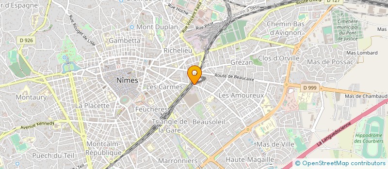 localisation de l'entreprise MONSIEUR ANDRE ESCOFFIER  NIMES