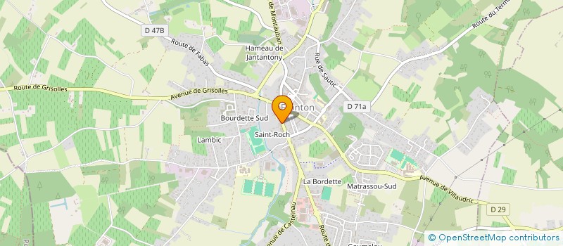 localisation de l'entreprise MONSIEUR ANDRE ESCUDIER  FRONTON