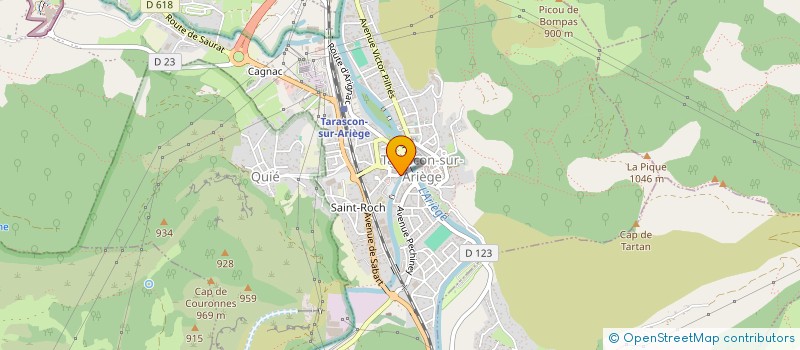 localisation de l'entreprise MONSIEUR ANDRE ESPENAN à TARASCON-SUR-ARIEGE