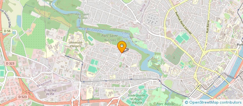 localisation de l'entreprise MONSIEUR ANDRE ESSONO MELINGUI à ANGERS