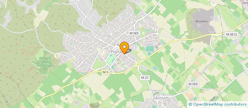 localisation de l'entreprise MONSIEUR ANDRE ESTEVE à PIGNAN