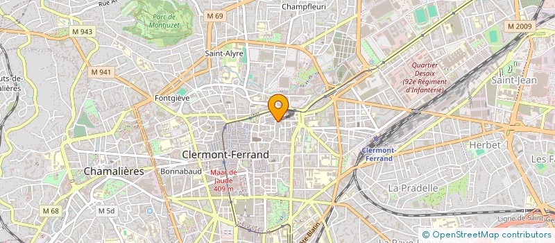 localisation de l'entreprise MONSIEUR ANDRE FABRE  CLERMONT-FERRAND