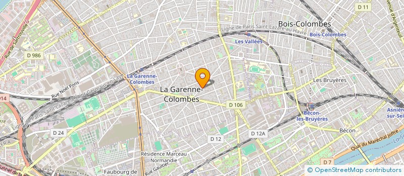 localisation de l'entreprise MONSIEUR ANDRE FAGNANI  LA GARENNE-COLOMBES