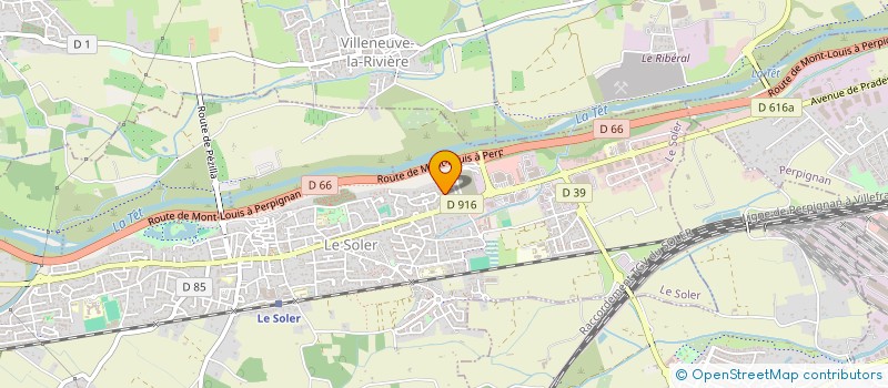 localisation de l'entreprise MONSIEUR ANDRE FAJAL  LE SOLER