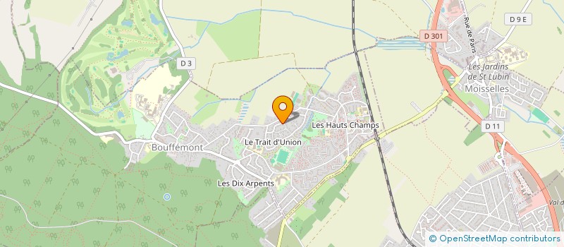 localisation de l'entreprise MONSIEUR ANDRE FALZON  BOUFFEMONT