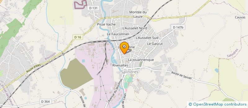 localisation de l'entreprise MONSIEUR ANDRE FAMBON  SALINDRES